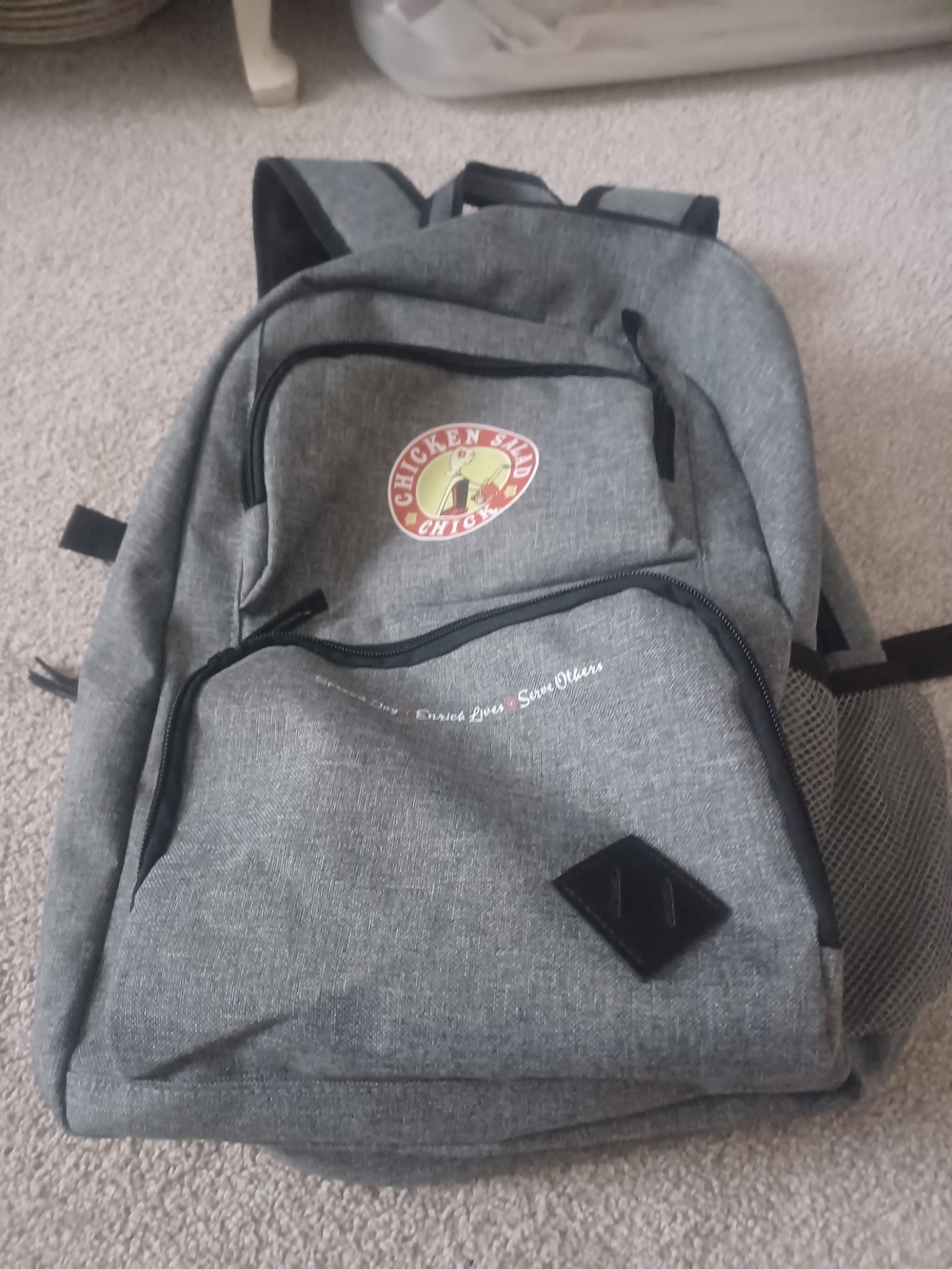Chick-FILL-Casual Backpack with Front Pockets